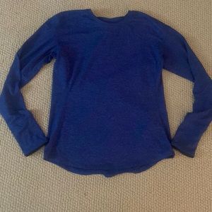 AVIA long sleeve Blue warm Shirt Size S